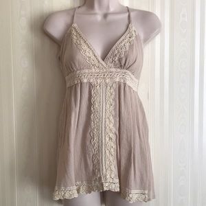 XHILARATION lace embellished cami RARELY WORN
